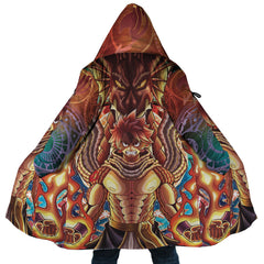 Trippy Natsu Dragneel x Igneel Fairy Tail Dream Cloak Coat