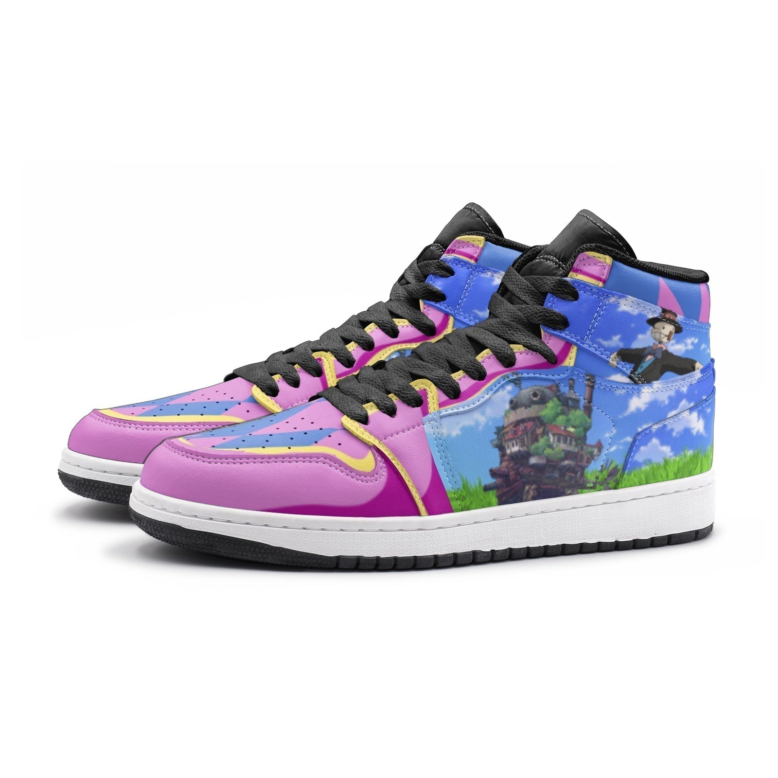 Howl and Sophie Howl's Moving Castle Mid 1 Basketball Shoes