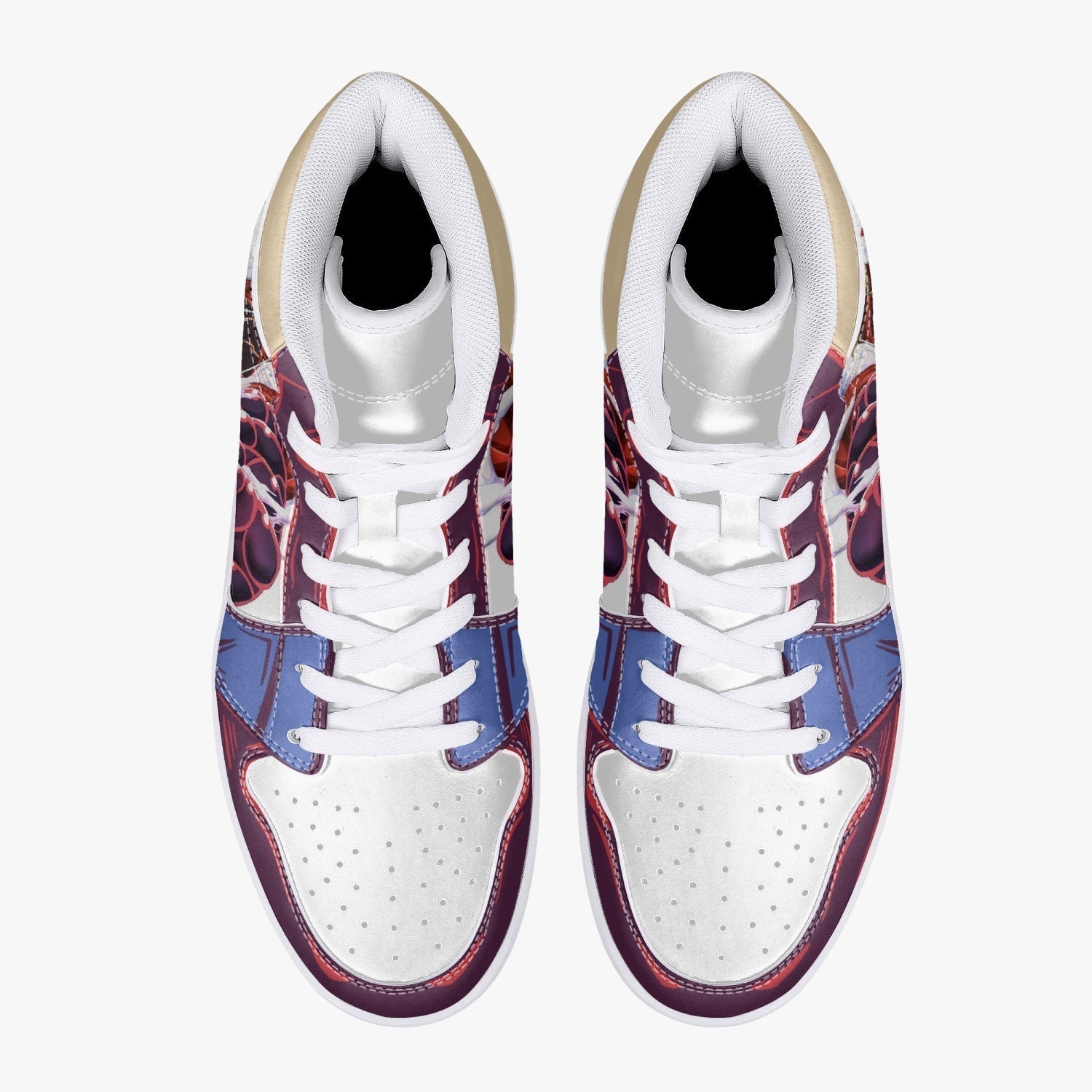 Monkey God Luffy One Piece Mid 1 Basketball Shoes