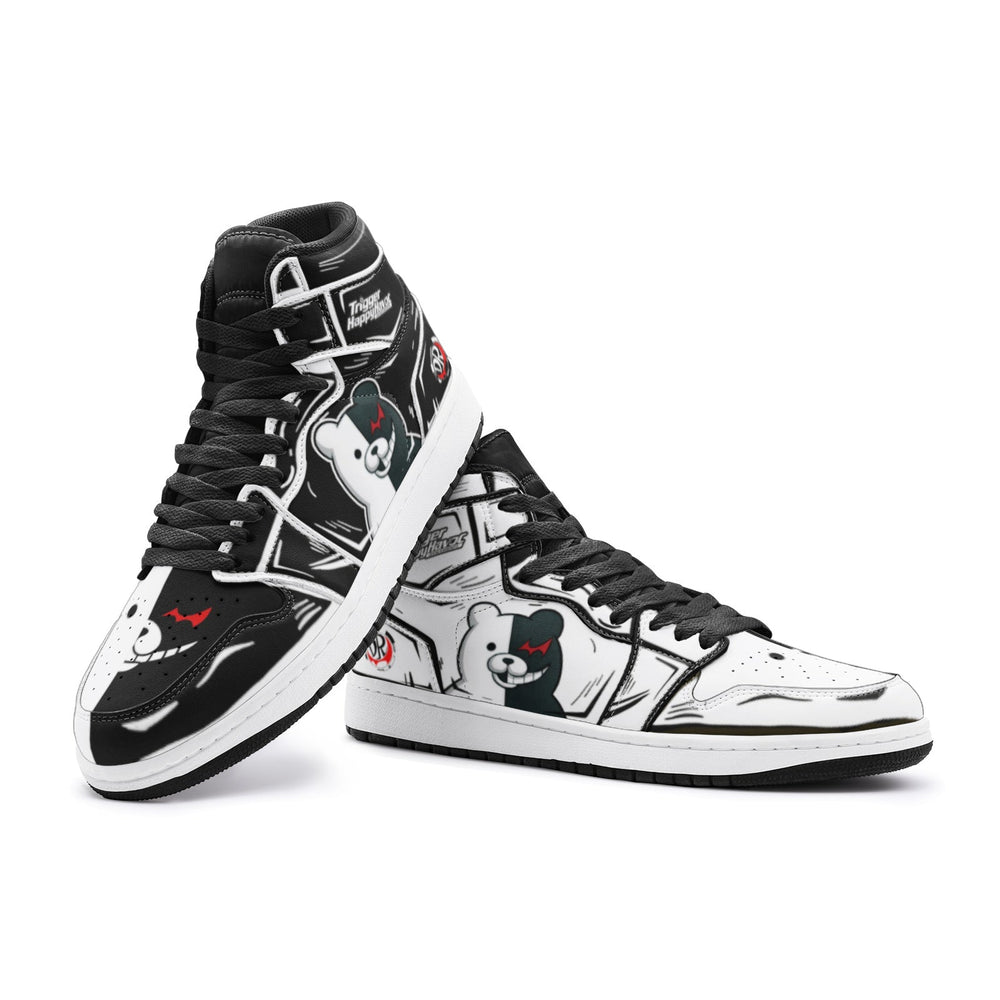 Monokuma Danganronpa Mid 1 Basketball Shoes