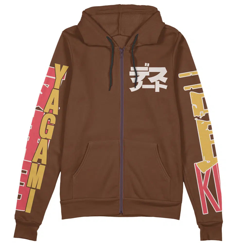 Light Yagami Death Note Streetwear Zip Hoodie Jacket
