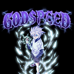 Killua X Godspeed - Hunter X Hunter Oversize T-Shirt V1