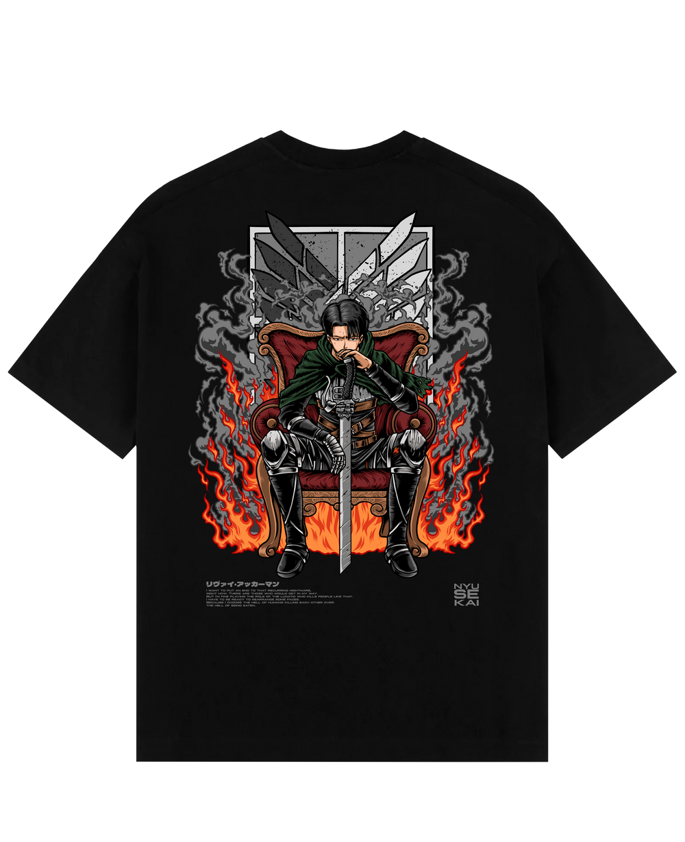 Levi X Throne - AOT Oversize T-Shirt