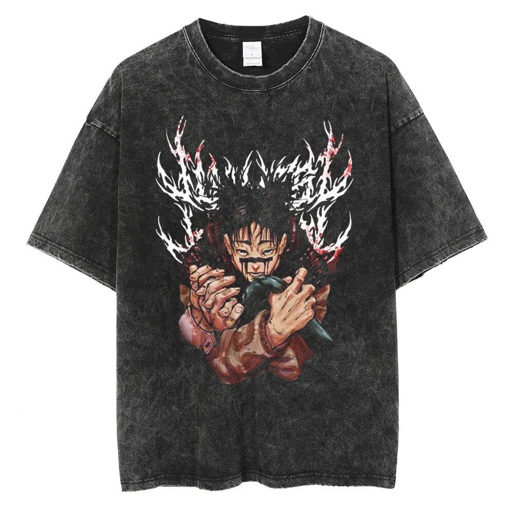  "Blood Manipulation V2" Vintage Oversized T Shirt