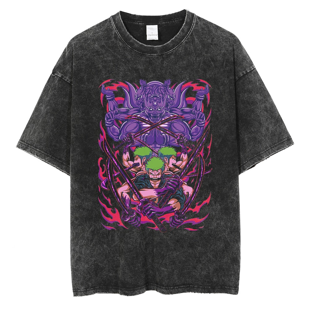  "Asura" Vintage Oversized T Shirt