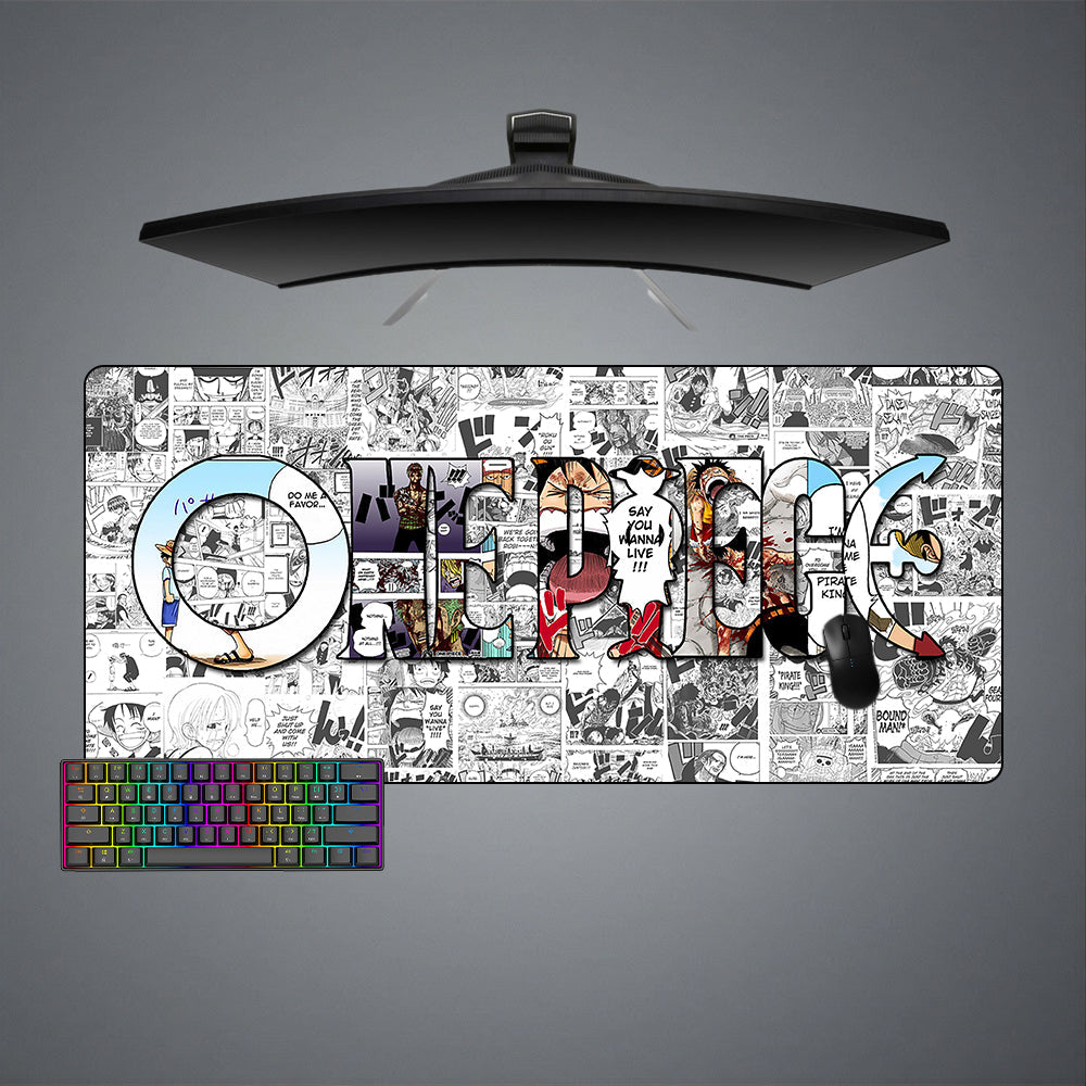 One Piece Pages Size Gaming Mouse Pad,