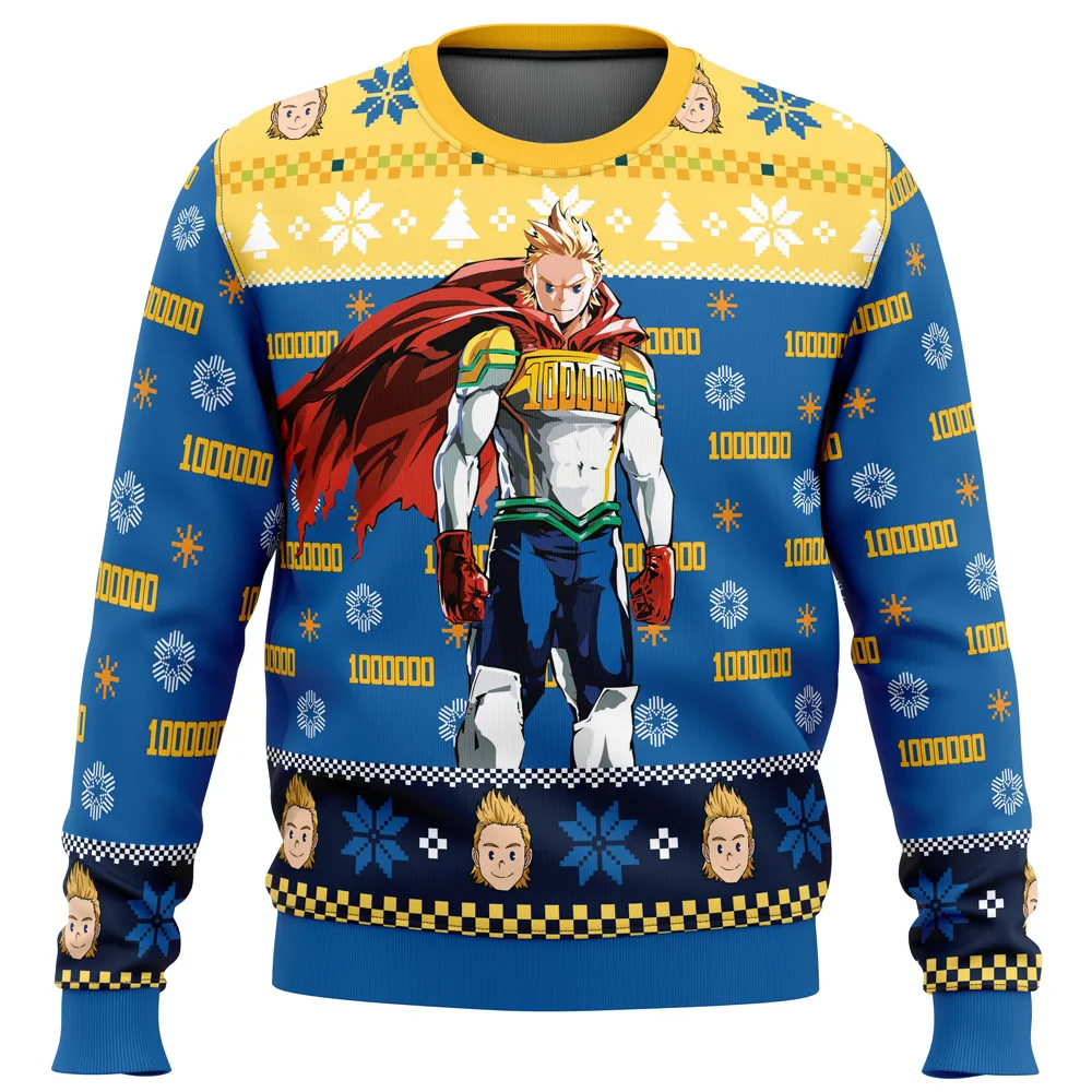exclusive Lemillion My Hero Academia ugly Christmas sweater