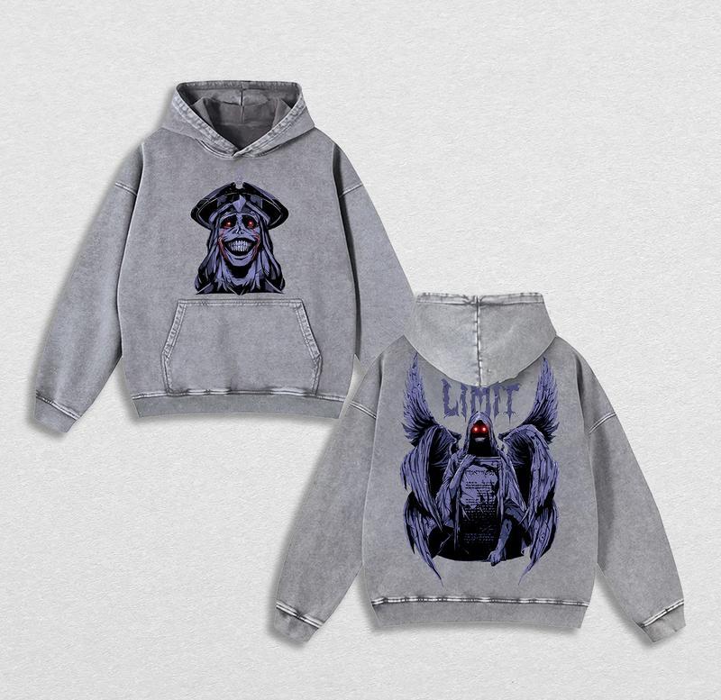  Solo Leveling "Temple of Carthenon" – Premium Vintage Washed Cotton Hoodie