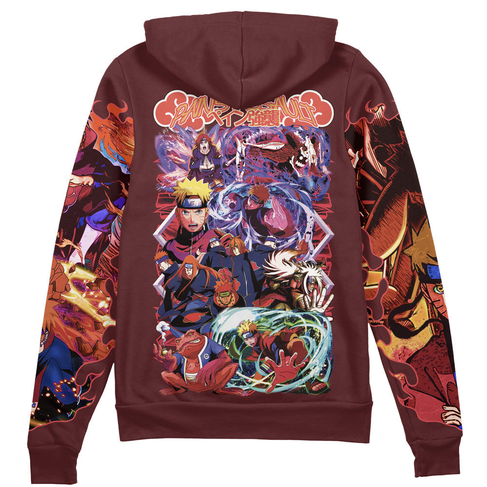 Pain’s Assault Shippuden Streetwear Zip Hoodie Jacket