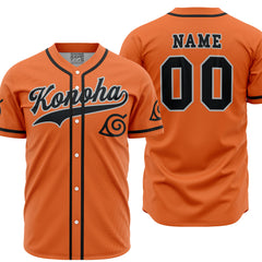 Personalized Konoha Shippuden Baseball Jersey