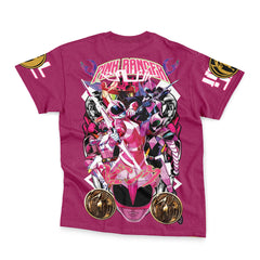 Pink Ranger Mighty Morphin Power Rangers Streetwear T-Shirt