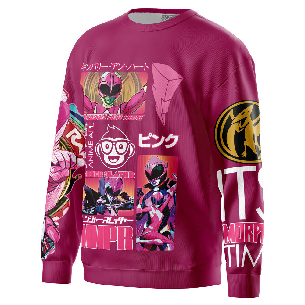 Pink Ranger Mighty Morphin Power Rangers Streetwear Sweatshirt