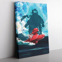 Porco Rosso Studio Ghibli Canvas Print Wall Art