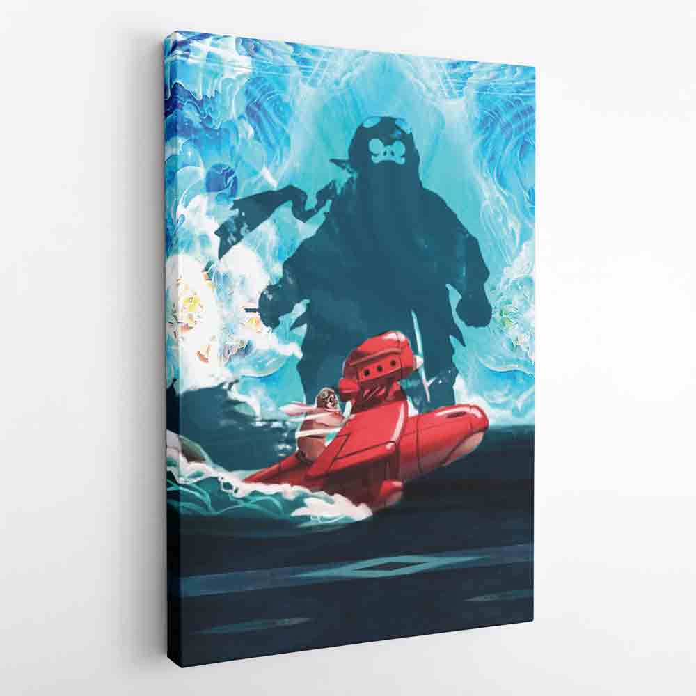 Porco Rosso Studio Ghibli Canvas Print Wall Art