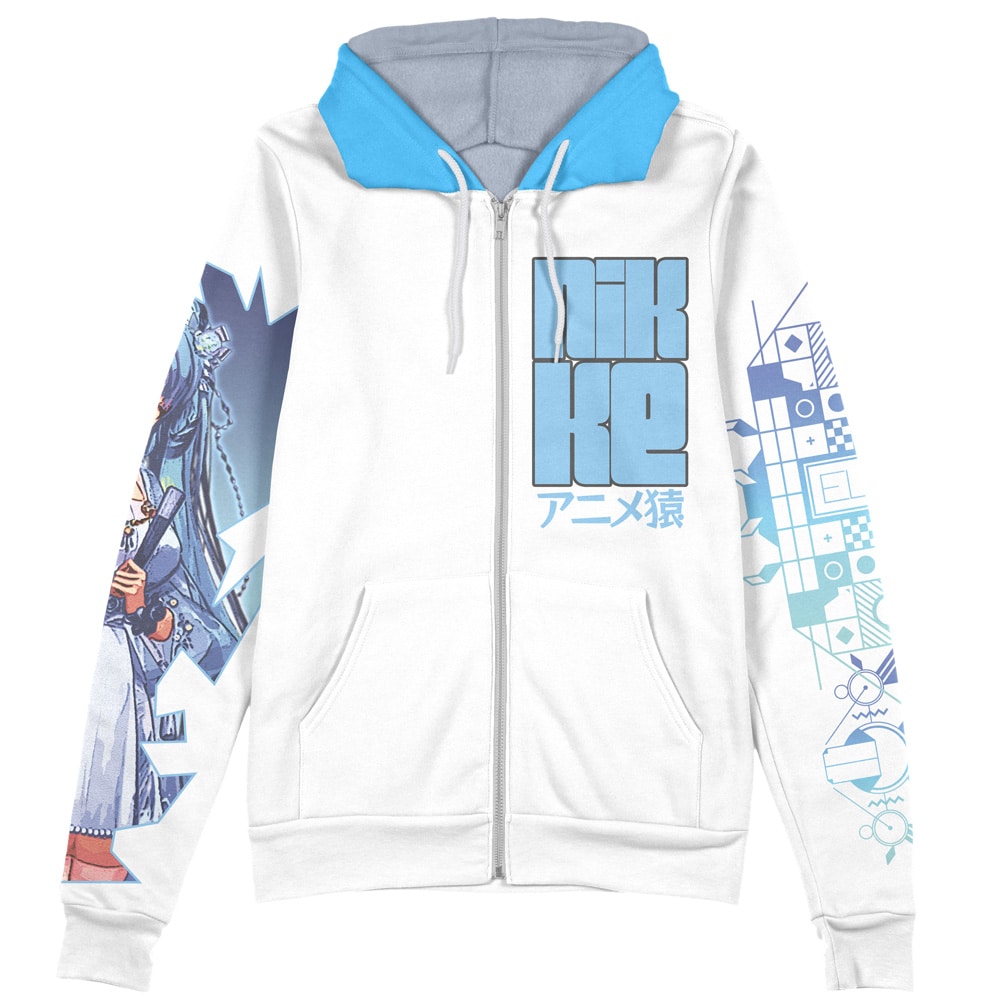 Privaty Nikke Streetwear Zip Hoodie Jacket
