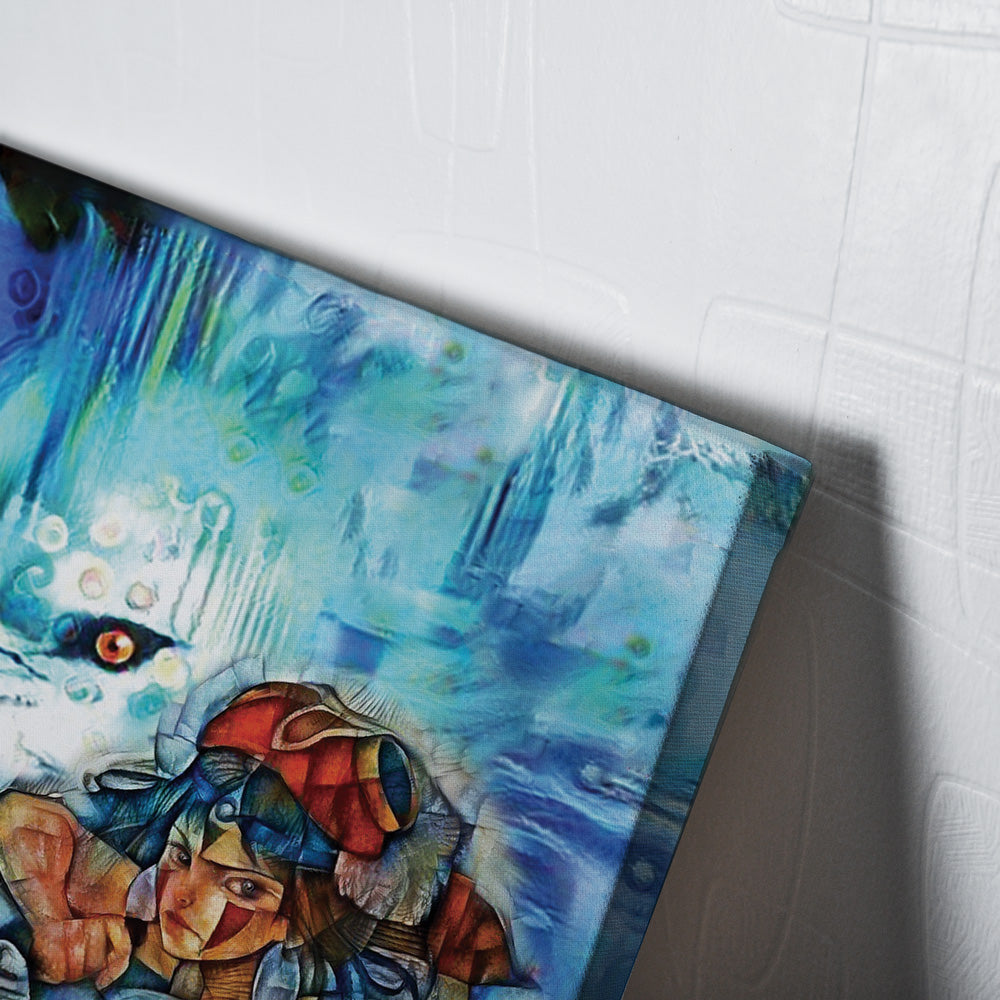 Raging Princess Mononoke Studio Ghibli Canvas Print Wall Art