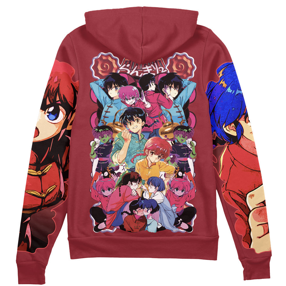 Ranma 1/2 Streetwear Zip Hoodie Jacket