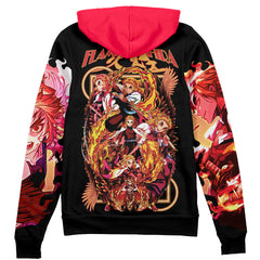 Kyojuro Rengoku V3 Demon Slayer Streetwear Zip Hoodie Jacket