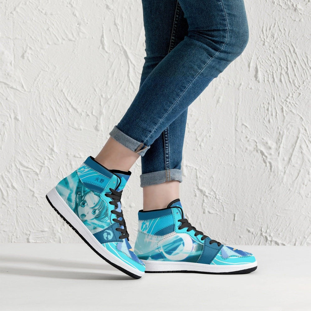 Sailor Mercury Sailor Moon Crystal Mid 1 Basketball Shoes