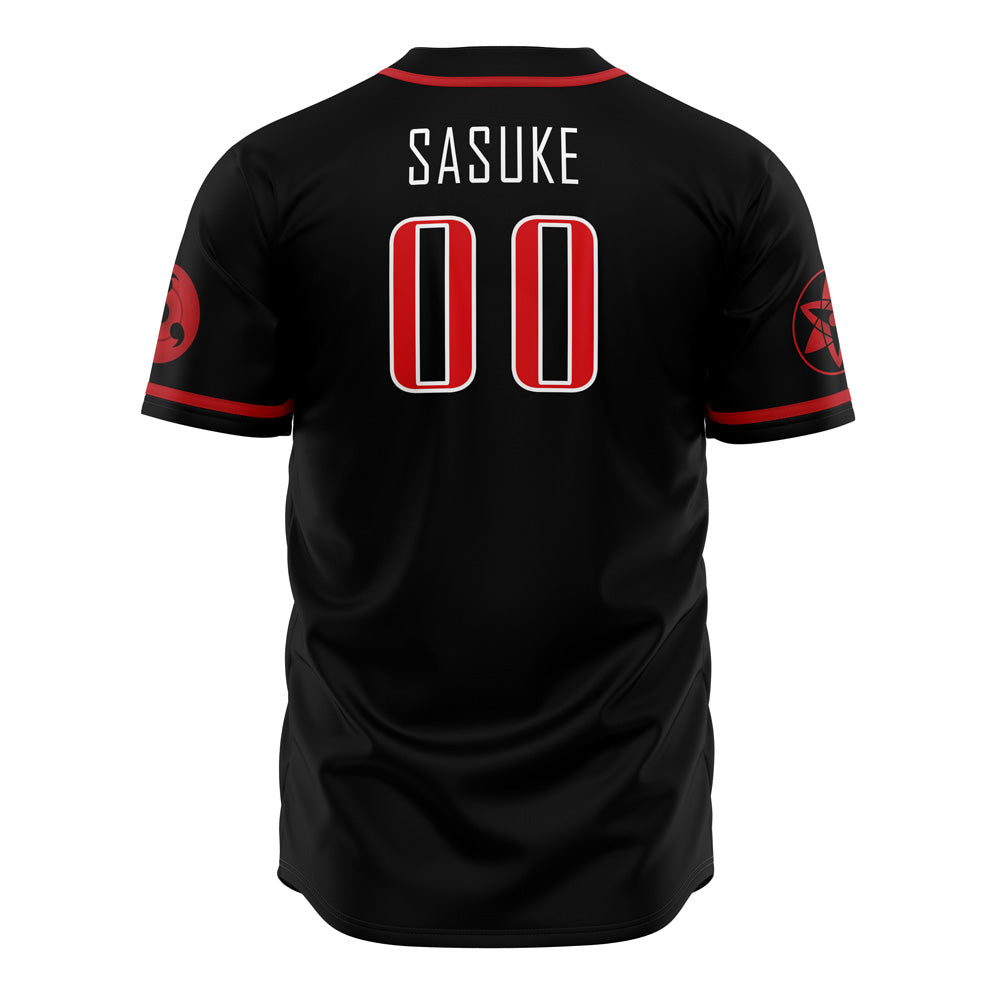 Sasuke Uchiha Shippuden Baseball Jersey