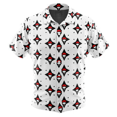 Sasuke Uchiha Shippuden Button Up Hawaiian Shirt