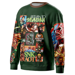 Return to Shiganshina Attack on Titan Streetwear Sweatshirt