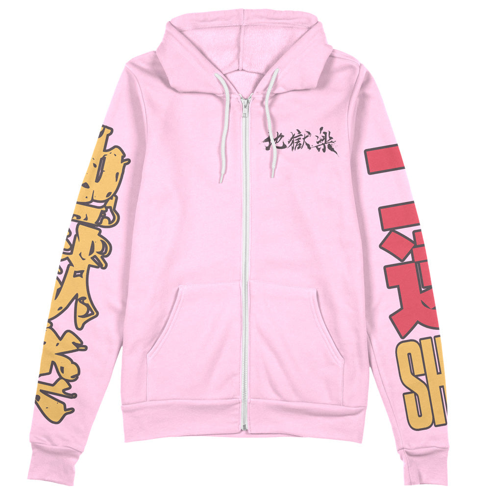 Yamada Asaemon Shion Hell’s Paradise Streetwear Zip Hoodie Jacket