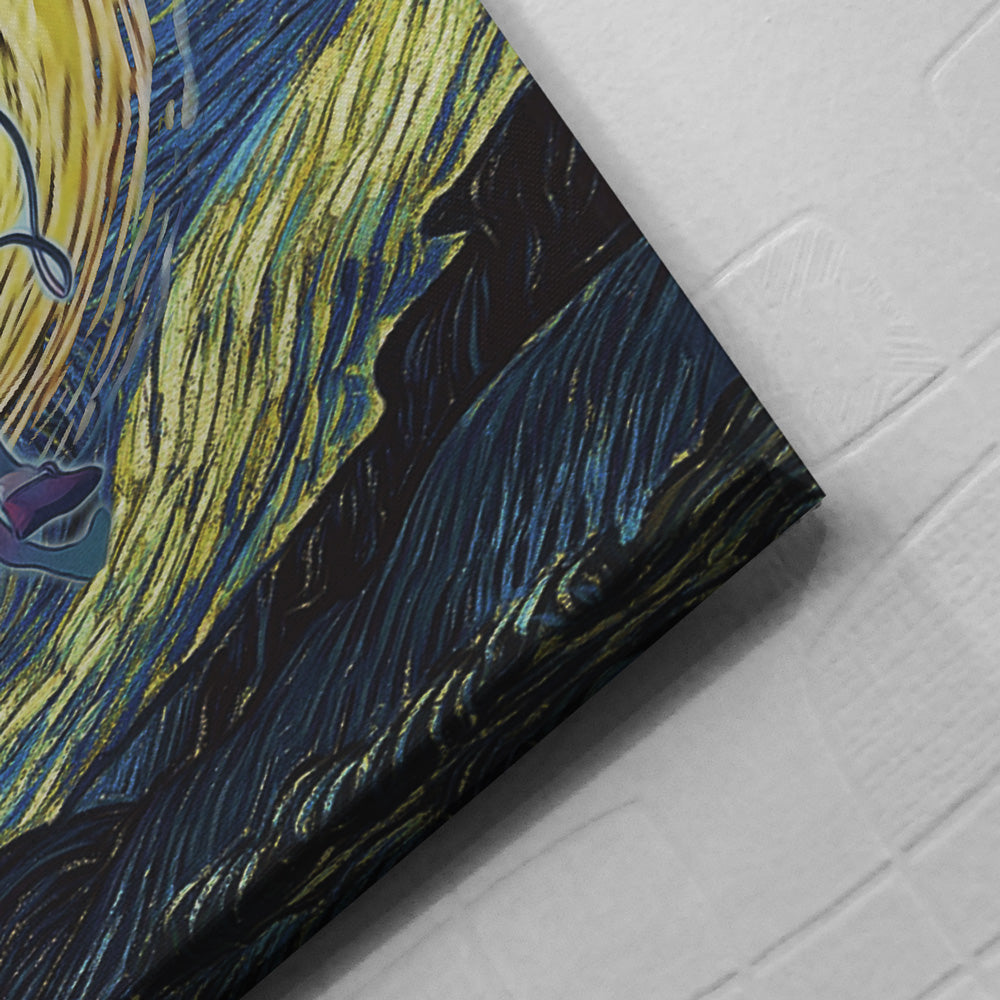 Spirited Away Starry Night Studio Ghibli Canvas Print Wall Art