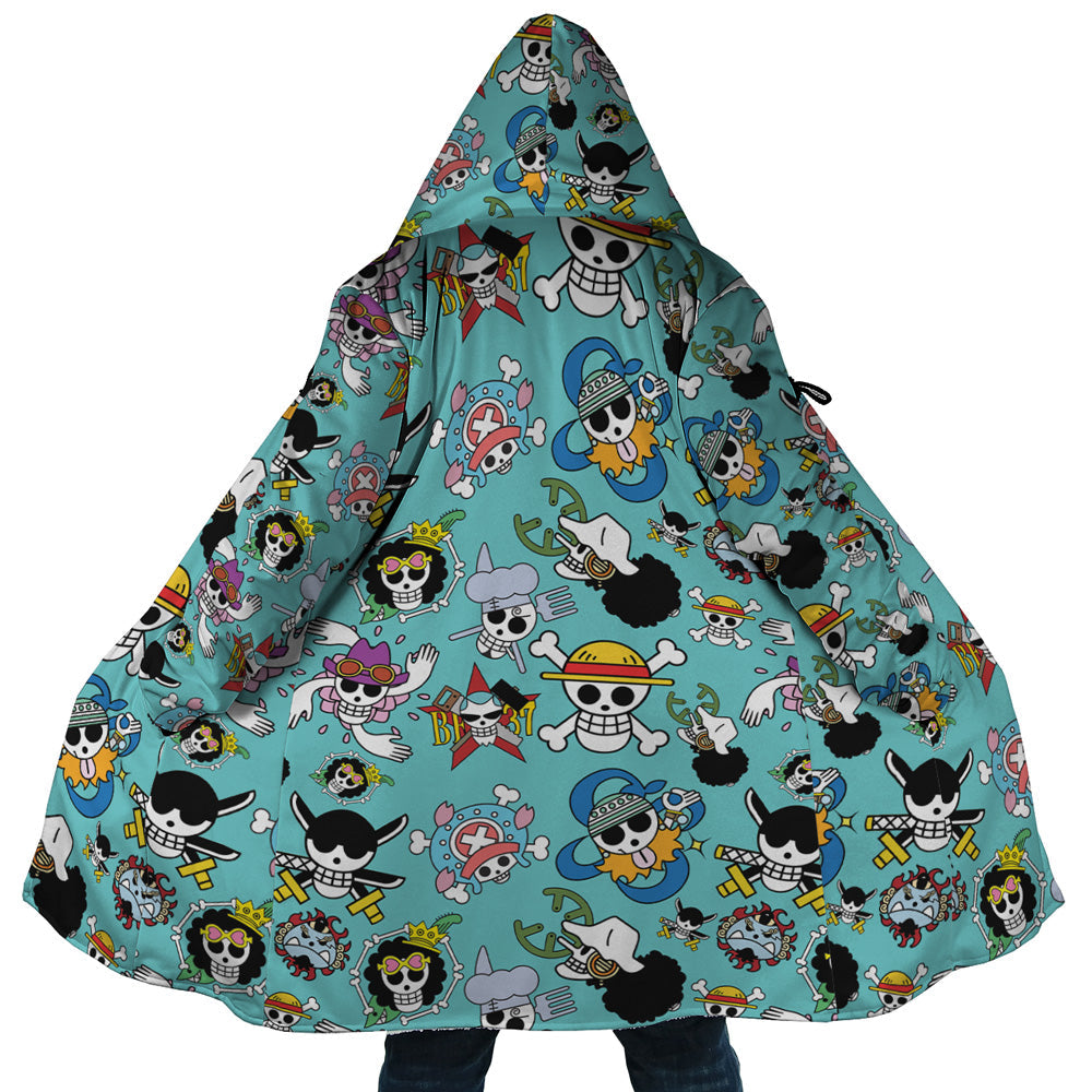 Strawhats Jolly Roger One Piece Dream Cloak Coat