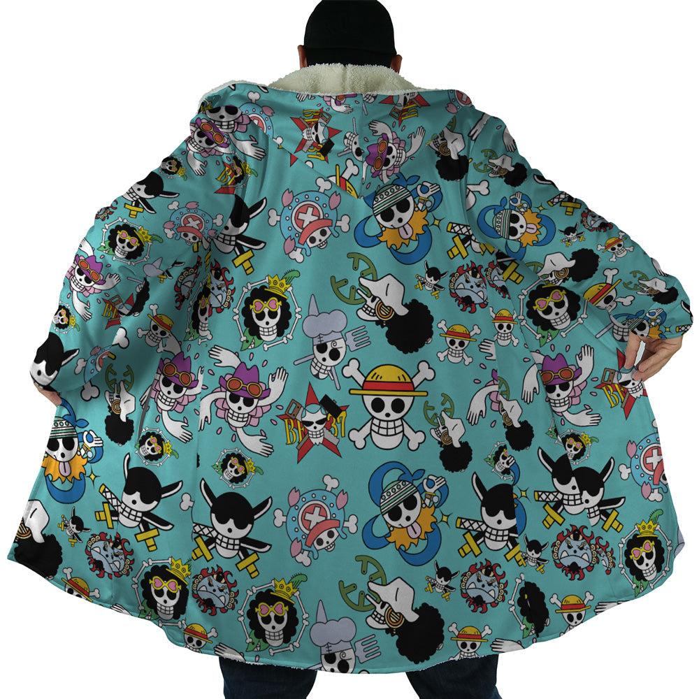 Strawhats Jolly Roger One Piece Dream Cloak Coat