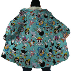 Strawhats Jolly Roger One Piece Dream Cloak Coat