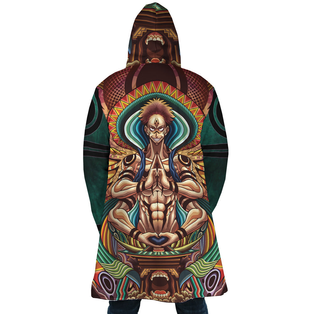 Trippy Ryomen Sukuna Jujutsu Kaisen Dream Cloak Coat