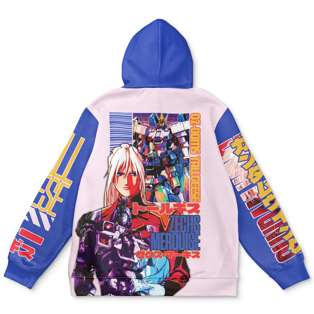 Tallgeese x Zechs Merquise Gundam Wing Streetwear Hoodie