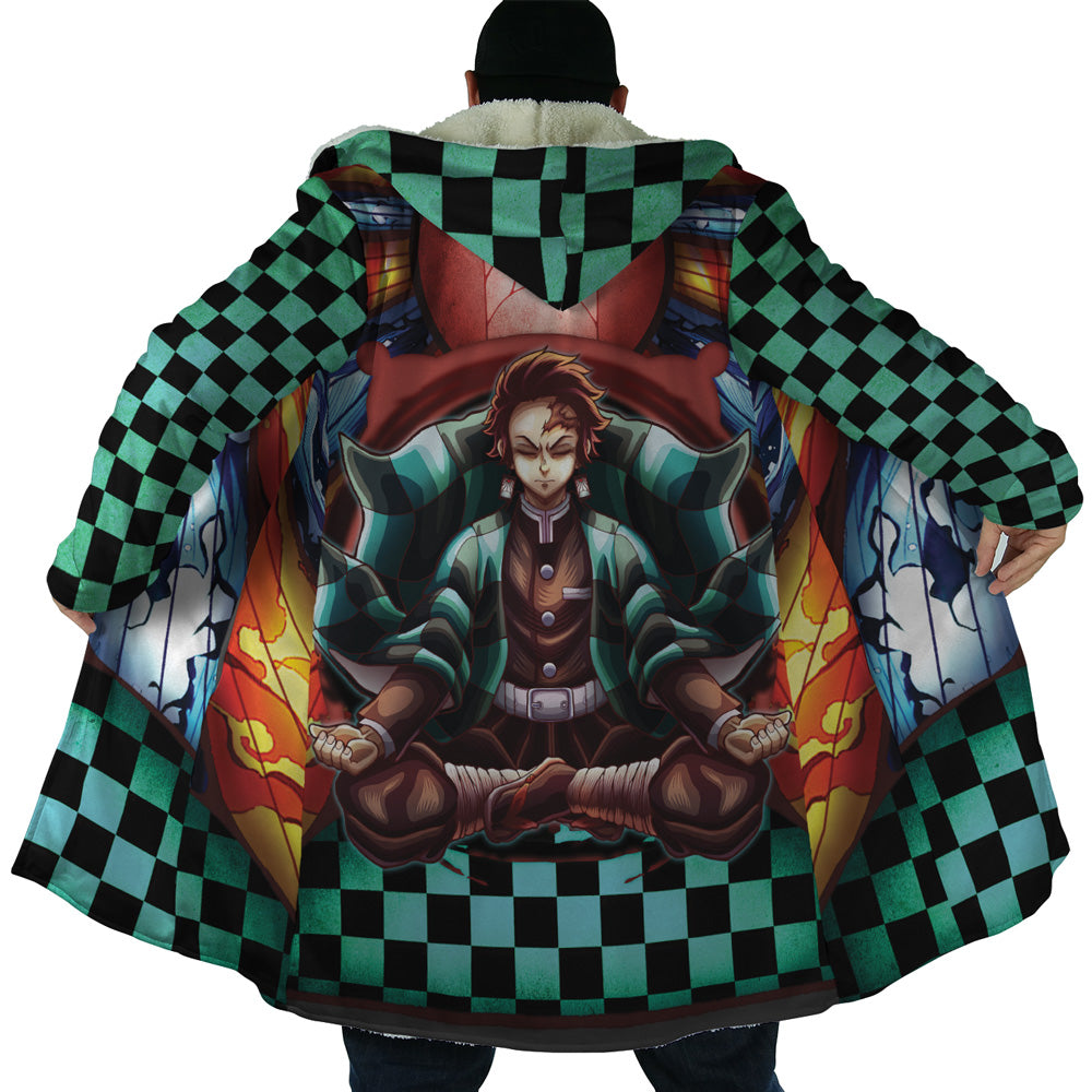 Trippy Kamado Tanjiro Demon Slayer Dream Cloak Coat