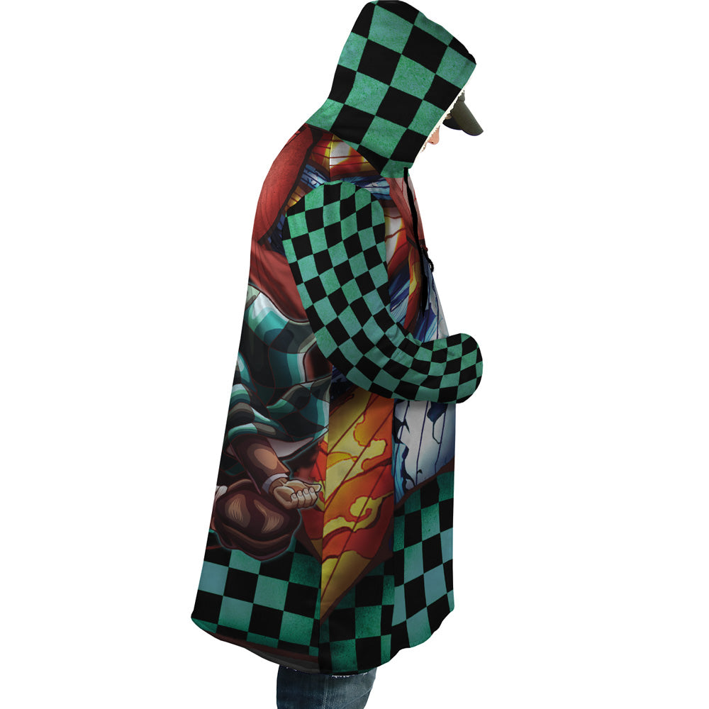Trippy Kamado Tanjiro Demon Slayer Dream Cloak Coat