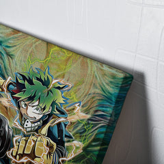 Trippy Deku My Hero Academia Canvas Print Wall Art