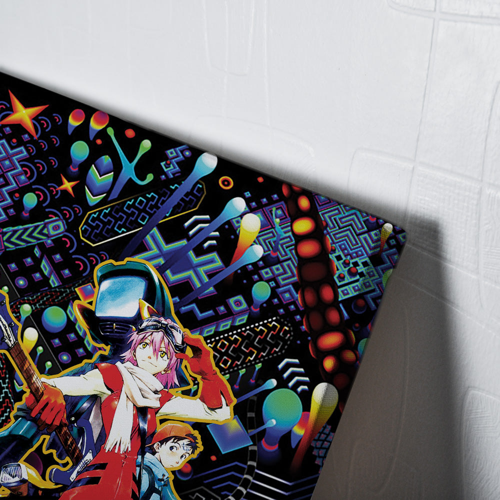 Trippy Vibing FLCL Canvas Print Wall Art
