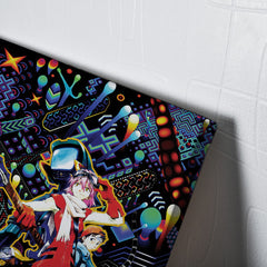 Trippy Vibing FLCL Canvas Print Wall Art