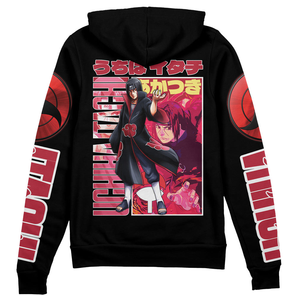 Uchiha Itachi Shippuden Streetwear Zip Hoodie Jacket