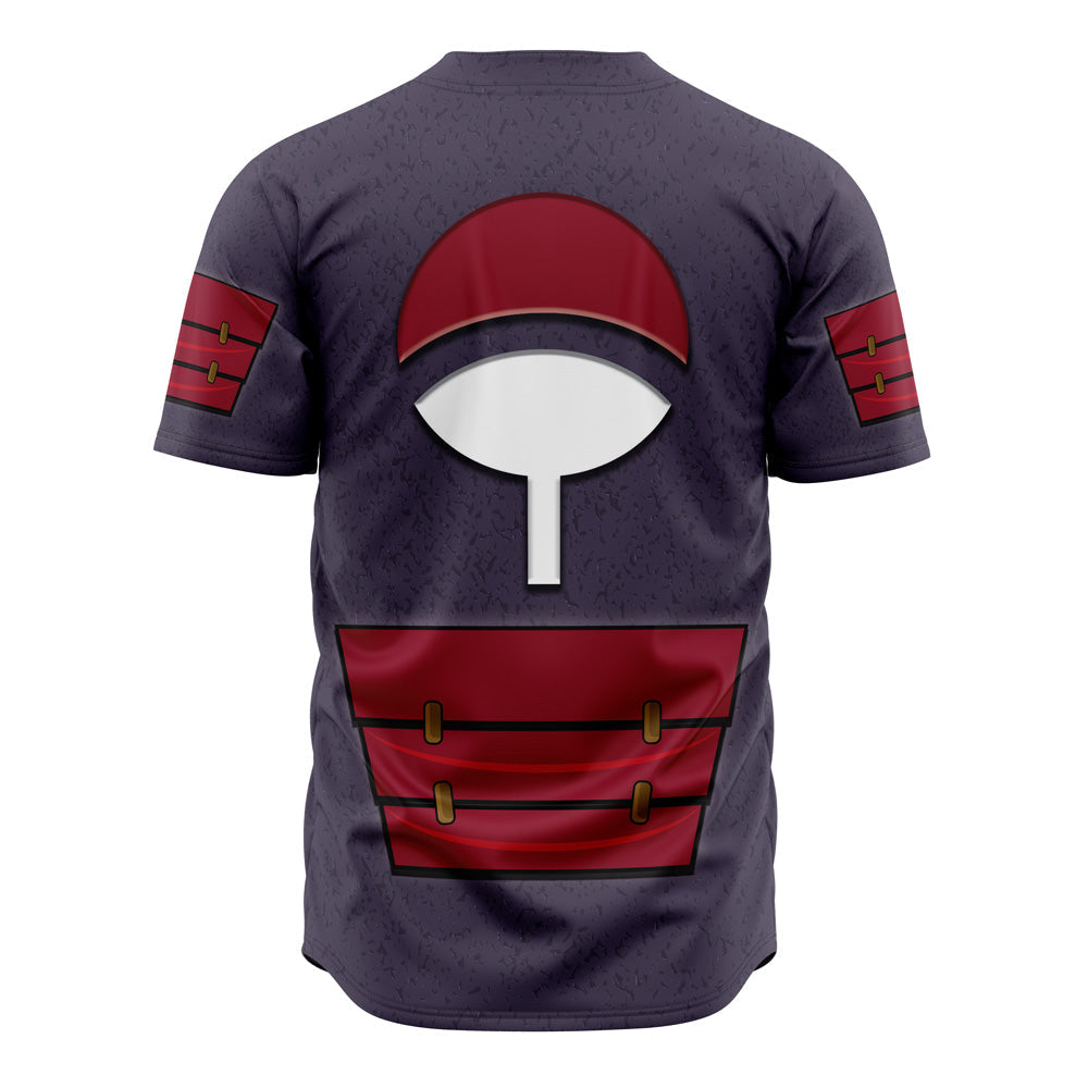 Uchiha Madara Shippuden No Piping Baseball Jersey