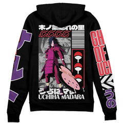 Uchiha Madara Shippuden Streetwear Zip Hoodie Jacket