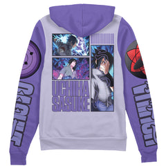 Uchiha Sasuke Shippuden Streetwear Zip Hoodie Jacket