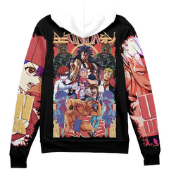 Andy and Fuuko Undead Unluck Streetwear Zip Hoodie Jacket