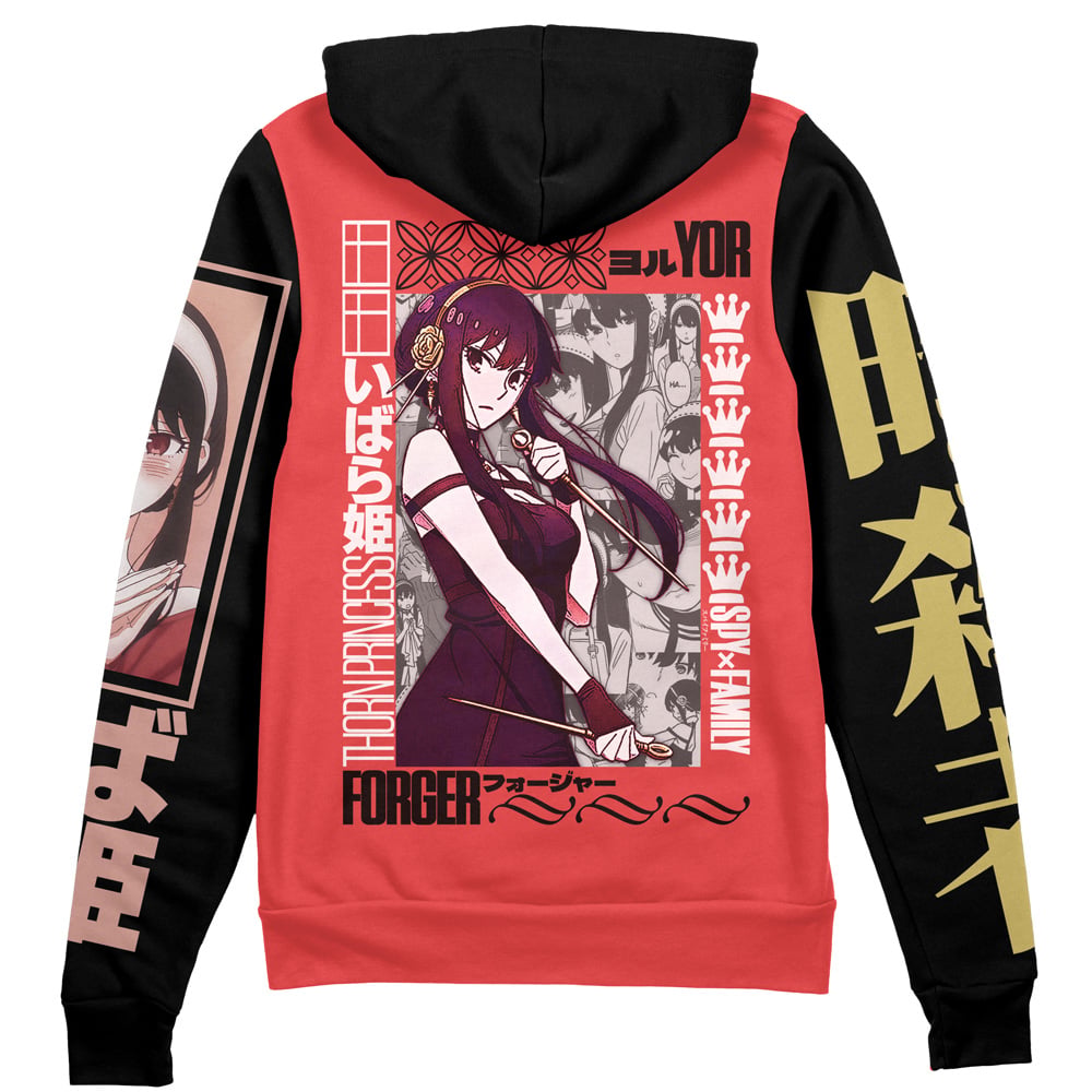 Yor Forger Spy x Family Streetwear Zip Hoodie Jacket