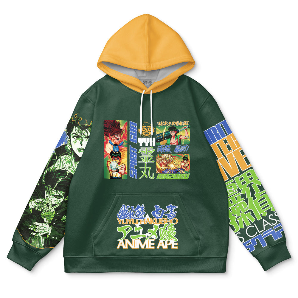 Yusuke Urameshi V4 Yuyu Hakusho Streetwear Hoodie