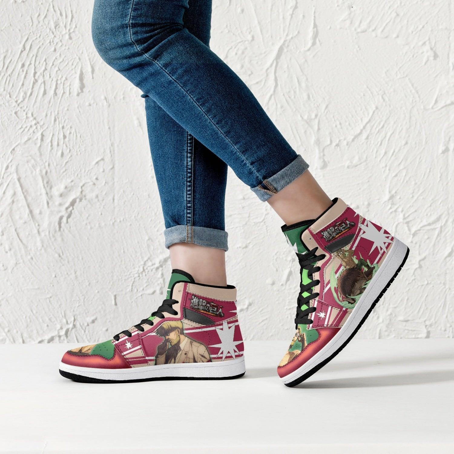 Zeke Yeager Attack on Titan Mid 1 Basketball Shoes