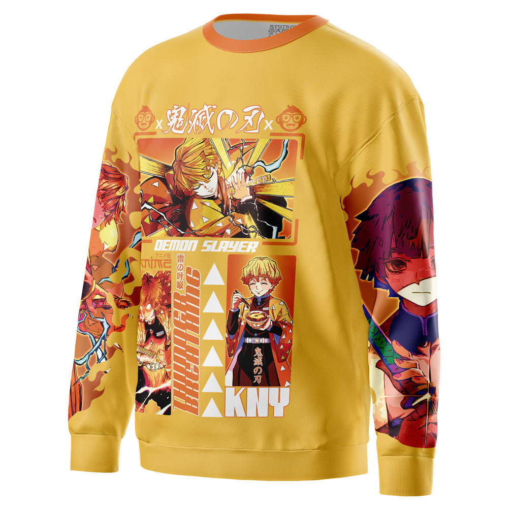 Agatsuma Zenitsu V2 Demon Slayer Streetwear Sweatshirt